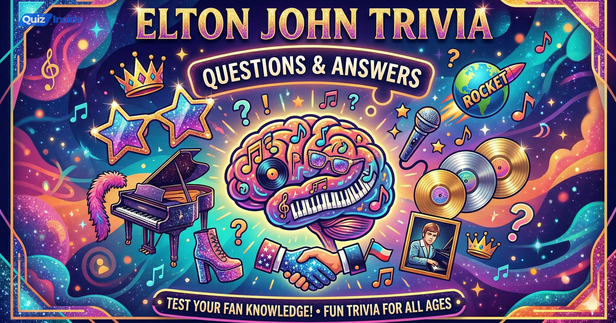 101 Elton John Trivia Questions And Answers